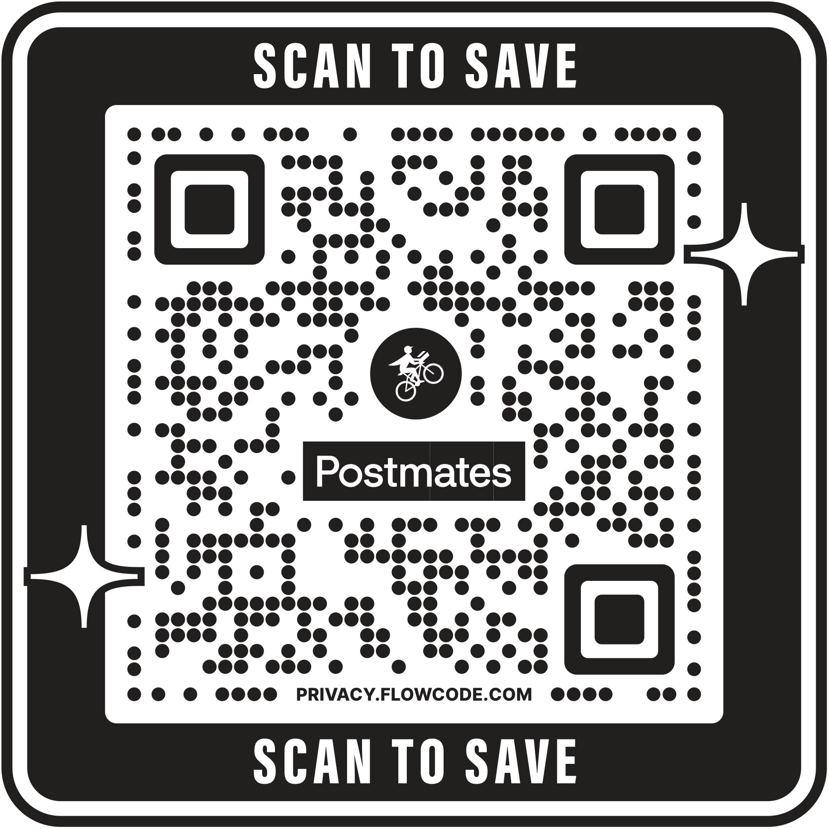 Postmates QR code